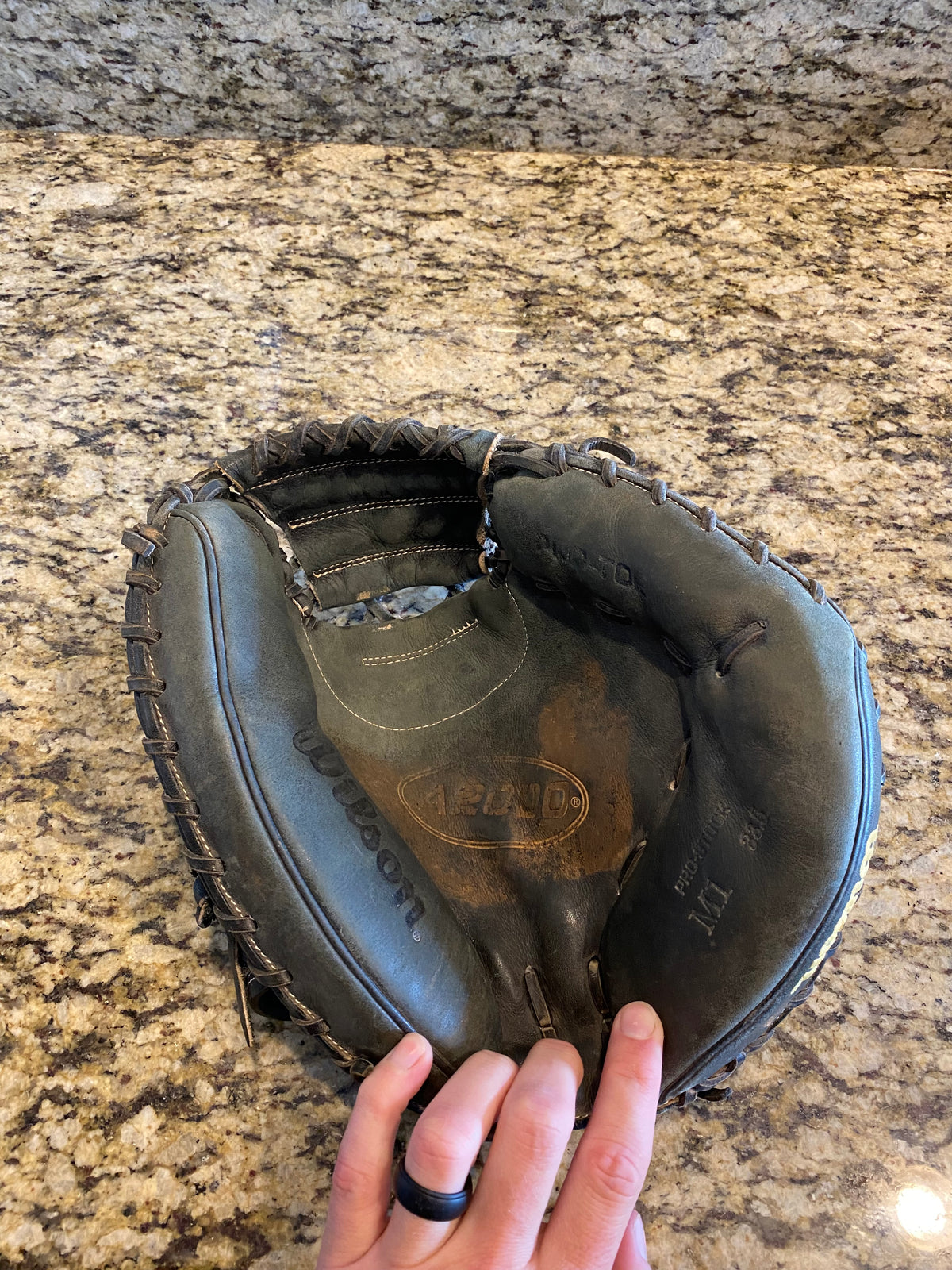 1st Base/Catcher's Mitt Re-lacing